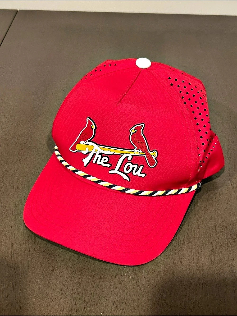 St Louis Red City Connect The Lou Rope Hat 7/27/25 Cardinals SGA